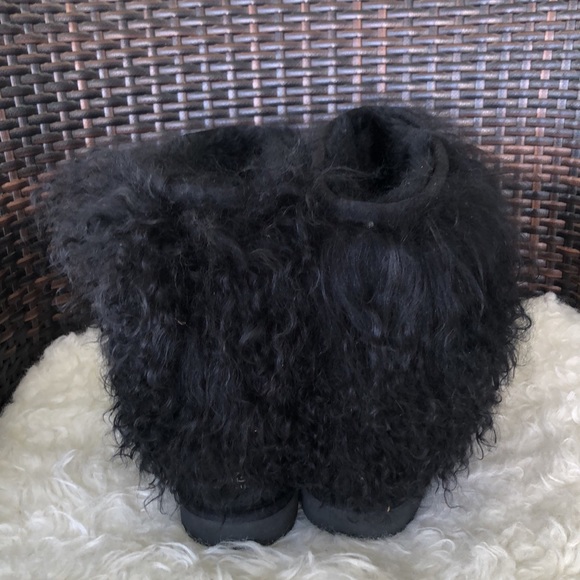 Ugg Women's Twinface Mongolian Sheepskin Cuff Boots - Picture 3 of 16